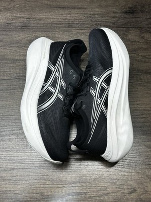 Asics Gel Nimbus 27 Wide Black Lake Grey 1012B752-002 Women s Size 11.5