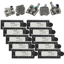 50 Kits Orthodontic Metal Brackets Dental Brace OC MIM Twin Mini Roth 022 345w/h