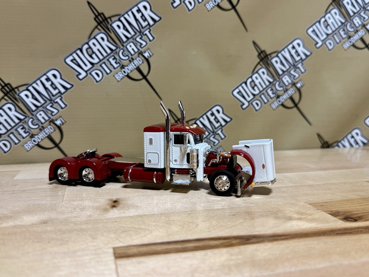 Dcp 1/64 Peterbilt 379 Tractor Only Semi Truck Farm Toy White And