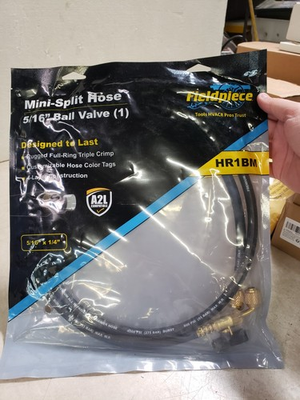 #ad Fieldpiece HR1BM 5 16″ Mini Split Ball Valve Hose $59.95