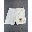 Vintage 90s Green Bay Packers NFL Sweat Shorts Mens Medium White Champion USA