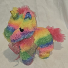 Unbranded Rainbow Unicorn Plush Small Used