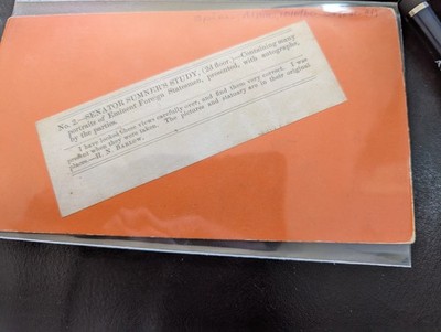 Charles Sumner Rare Library  Original Photos
