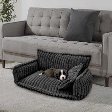 Pet Couch Bed Calming Couch W/ Removable Washable Cover for Pets 100 67 40cm