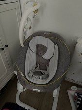 Gently used Graco All Ways Soother in slightly used condition, Comes In Grey.