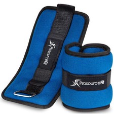 ProsourceFit Ankle/Wrist and Arm/Leg Weights Set of 2, Adjustable Strap 1 lb-...