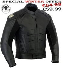 SPEED ICON MENS PREMIUM QUALITY BLACK MOTORBIKE MOTORCYCLE ARMOUR LEATHER JACKET