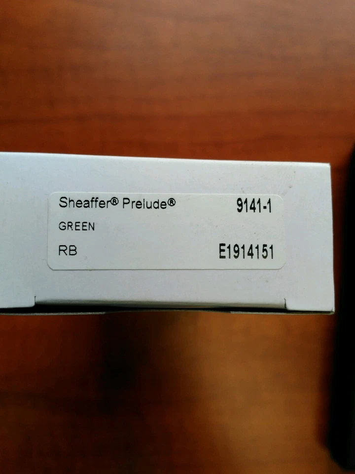 Rollerball Sheaffer Prelude verde con borde cromado Foto 3 de 4