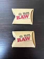 RAW SLIM PRE ROLLED TIPS - TWO PACK - 21 Count Each