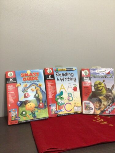 LeapFrog LeapPad Plus Writing Learning Lot of 3 Cartridges & 3 Books,new - Picture 1 of 6