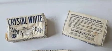 Vintage Crystal White (Giant Size) Peet's Family Soap (Colgate-Palmolive)