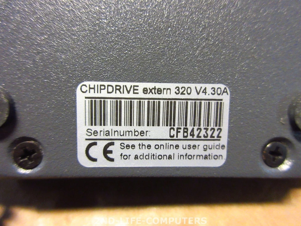 CHIPDRIVE EXTERN 320 Serial Desktop smartcard reader/writer terminal NO STAND - Bild 4 von 4