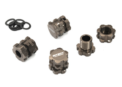 Adaptateurs De Roue 17 Mm Hex Pour Traxxas Sledge 1/8 – Intégry, Vert, Pour Monster Truck électrique