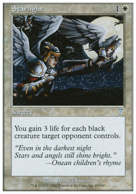 Magic the Gathering MTG Starlight (49) Seventh Edition   LP
