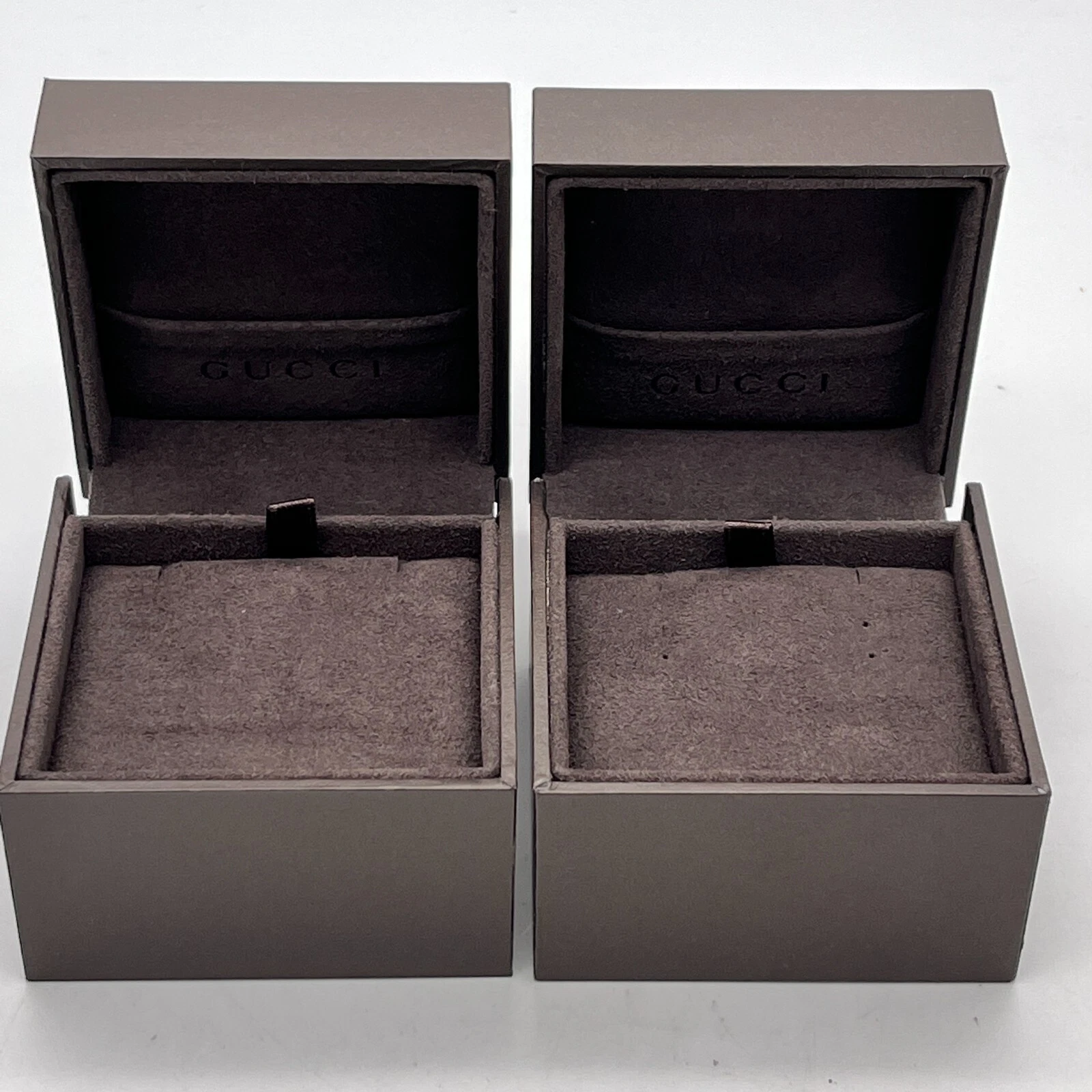 Gucci Véritable Boucle d'Oreille Boîte à Bijoux Etui Couleur Marron C0902009