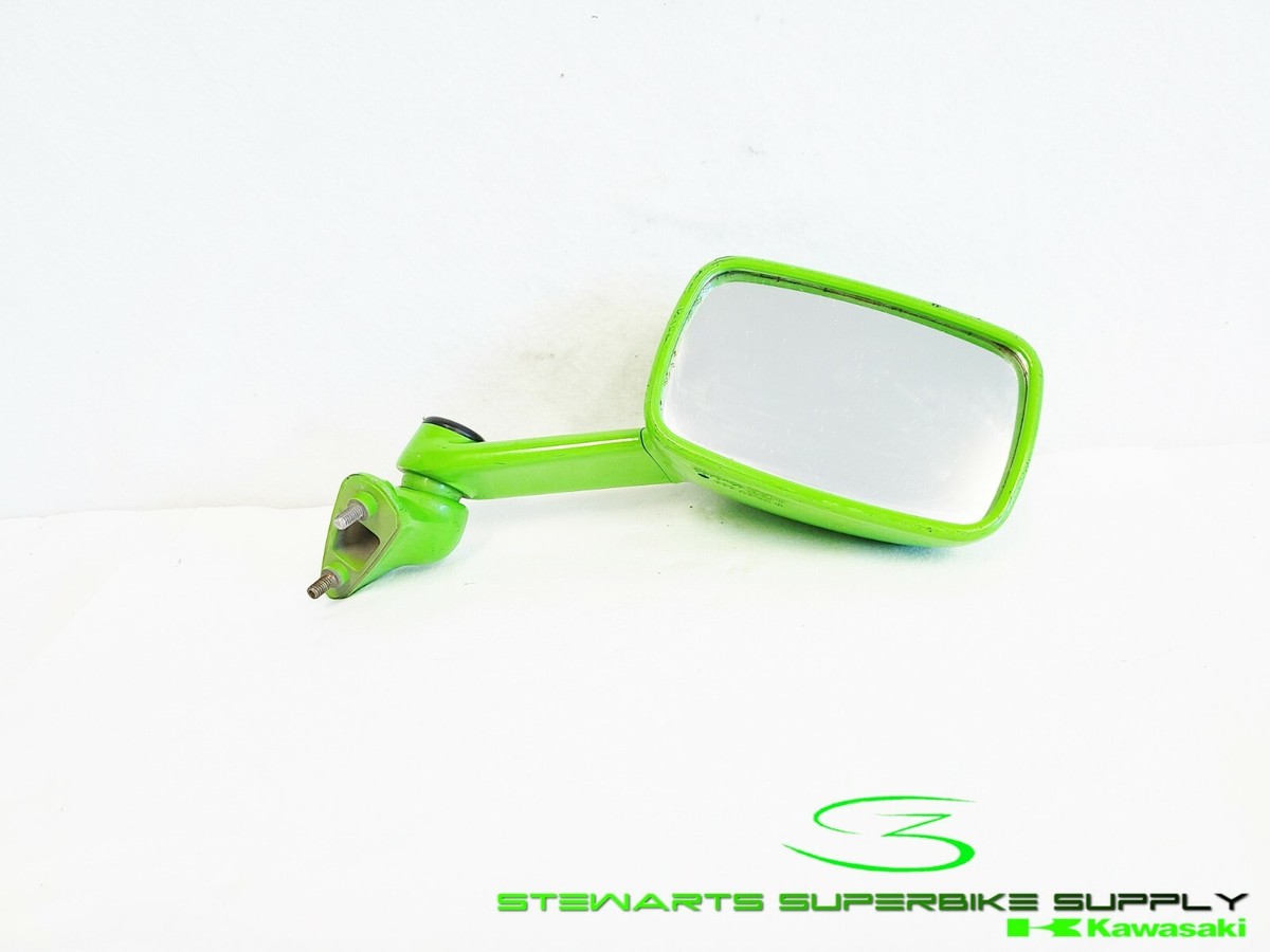 1996 KAWASAKI NINJA ZX6 OEM FRONT RIGHT REAR VIEW MIRROR LIME