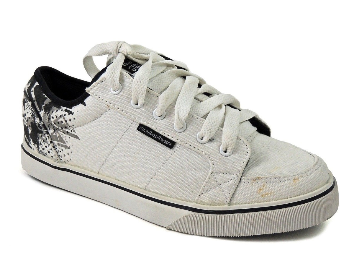 Quiksilver Boys' 8 - 16 Athletic Sneaker Shoes White US Sz 6