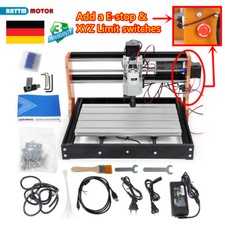 『UK』3018-PRO CNC Router Milling Machine,Cutter Laser Engraver,Limit Switch,eStop