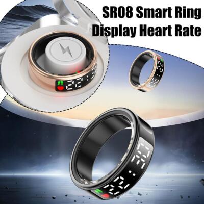 Smart Men Women Waterproof Heart Rate Blood Oxygen Sleep Health Monitor 