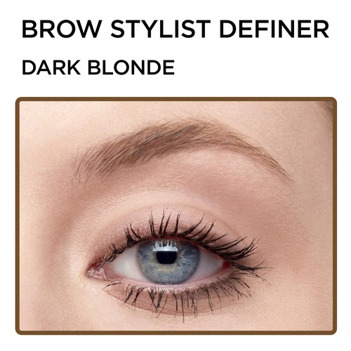Brow Stylist Definer Waterproof Eyebrow Pencil Ultra-Fine Mechanical Dark Bl... - Picture 4 of 7
