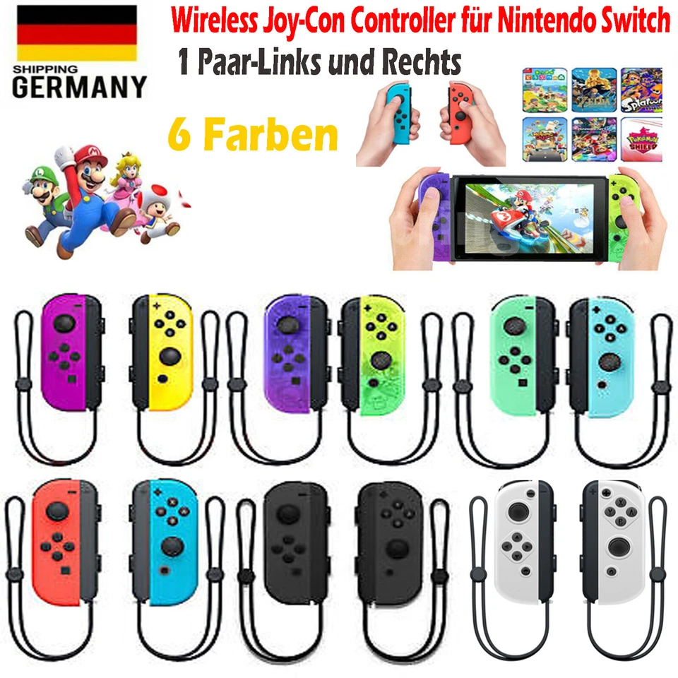 MARKENLOS 1 Paar Left & Right Wireless Gamepad Für Nintendo Switch Joy Con Controller -RG9