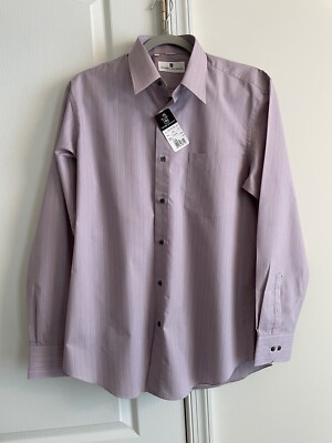 Pierre Balmain Mens Lilac Long Sleeve Dress Shirt size 38 or Small | eBay