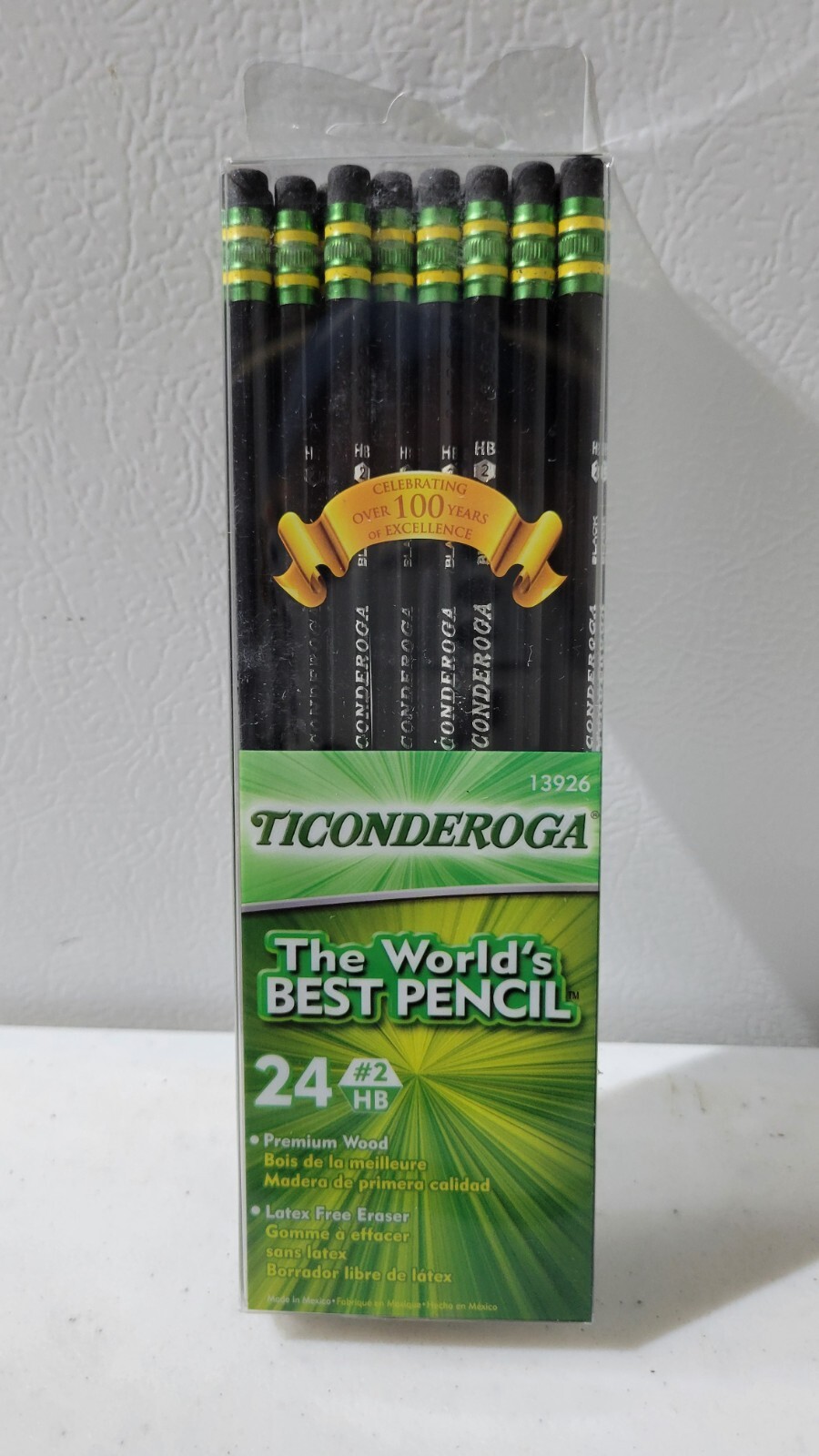 Ticonderoga #2 HB Soft Black Wood-Cased Pencils, 24-Pack, Non-Toxic-image