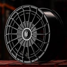 18" FOX WX1 Alloy Wheels 5x160 Black fits Ford Transit Custom (2013 - 2022)