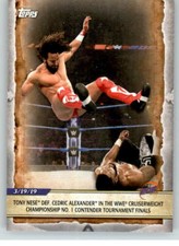 2020 WWE Road to Wrestlemania #13 Tony Nese Cedric Alexander