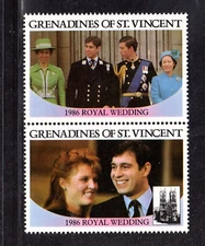 EFO Grenadines St Vincent SN 540a-b missing value 1986 (Planned Error-See Descr)