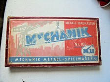 Alter Metall Baukasten DDR Spielwaren Mechanik Metall Nr. 100