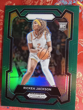Rickea Jackson 2024 PRIZM Draft Picks Basketball GREEN RC #44 Los Angeles Sparks