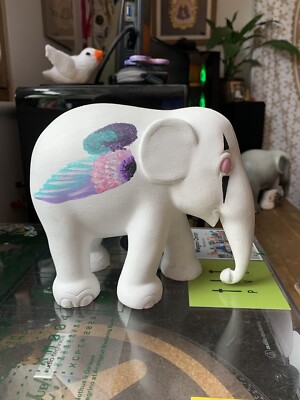 We Love Mosha Elefantenparade offizielle Skulptur zum Selbermachen bemalen Statue