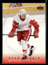 1995-96 Upper Deck Star Rookie Mathieu Dandenault Rookie Detroit Red Wings #497
