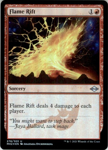 MTG - Flame Rift-Modern Horizons 2 FOIL -Photo is of actual card ...