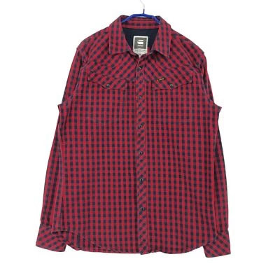 G-STAR RAW Herren Lässig Langarmhemd Größe L - Bild 1 von 4