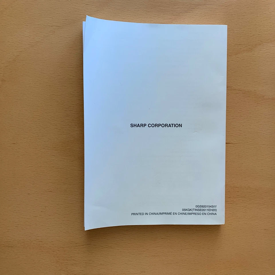 Sharp EL-9900 Calculator Manual Only For Graphing Calculator - Image 2 of 3