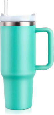 -The 40 oz tumbler with double-wall vacuum insulation can keep your drinks cold