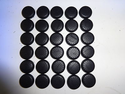 30 X Black Silicone Thumb Stick Grip Cover Caps For Sony PS4 Analog Controller