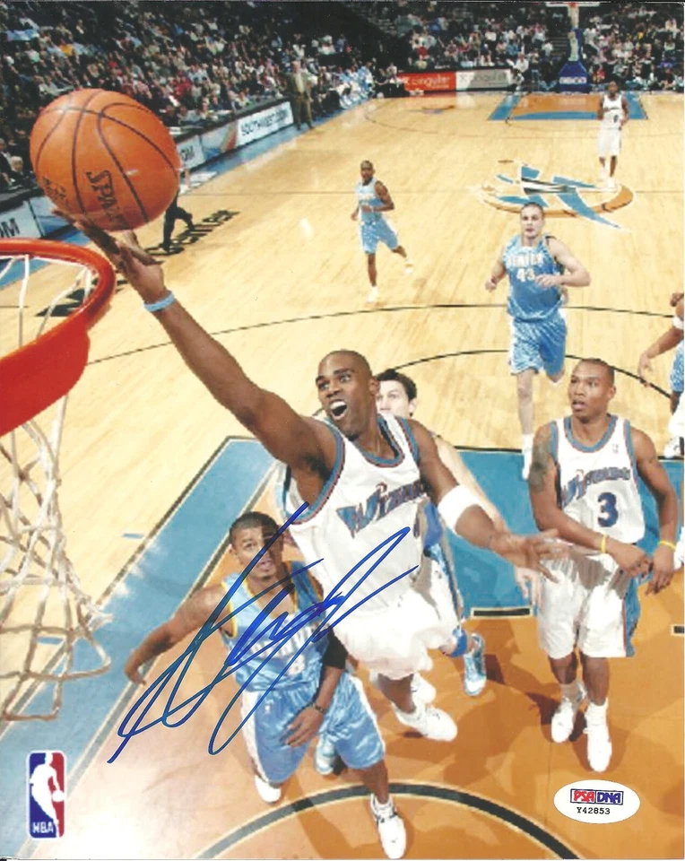 Antawn Jamison Signed Auto 8x10 Photo Washington Wizards PSA/DNA COA UNC Heels - Image 2 of 2