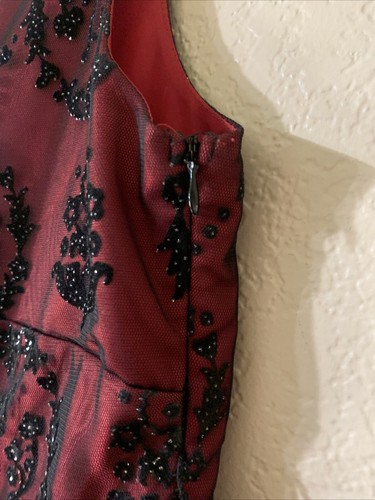 Vestido Niña Tul Rojo PERFECTAMENTE VESTIDO Talla 7 - Imagen 7 de 11