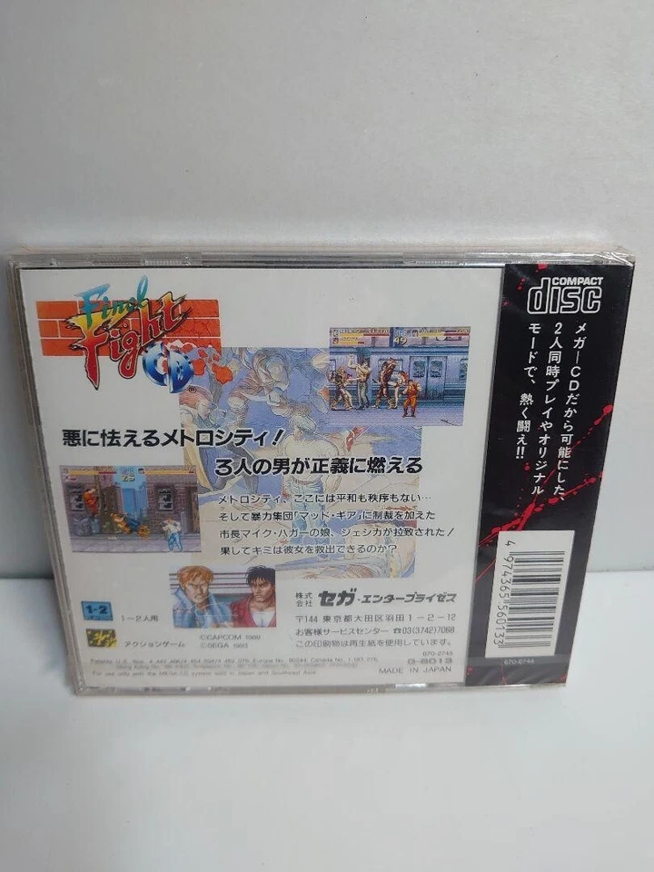 FINAL FIGHT SEGA MEGA CD soundtrack MEGADRIVE MCD - Image 2 of 4