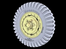 Panzer Art 1/35 Road Wheels for M8 Greyhound WWII Firestone (7 wheels) RE35-670