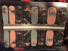 Color Nail Polish Strips, 16ct. Dino Love READ DESCRIPTION BELOW