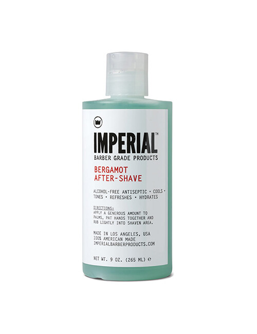 Imperial Barber Products Mens Bergamot After Shave Aftershave 9oz / 265ml Bottle