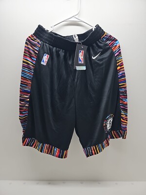 Pro Cut Team Issued Nike Vaporknit Brooklyn Nets Game Shorts - Size 52 (4)(J)