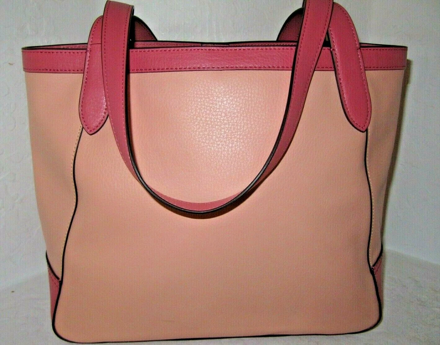 Borsa Coach C5676 nuova sbiadita blush multi pelle cavallo e carrozza nuova con etichetta