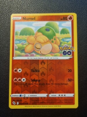 Pokemon Go REVERSE HOLO FOIL Numel 013/078 TCG Karte