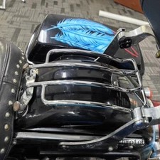 For Harley Heritage Softail Classic Deluxe Fat Boy 04-17 Solo Luggage Rack