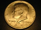 1971-D Kennedy Head Half Dollar BU